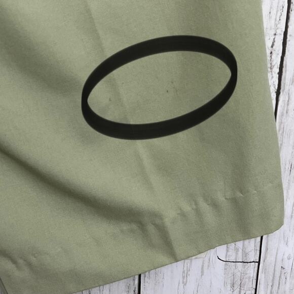 Alfred Dunner Green Elastic High Waist Pull On Belted Straight Leg Trousers 18W - Picture 5 of 13